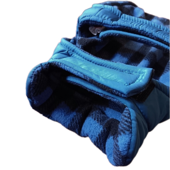 💙 Coleman Fleece Lined Dog Puffer Jacket Coat Pets Small Blue Outdoor S - Picture 8 of 12